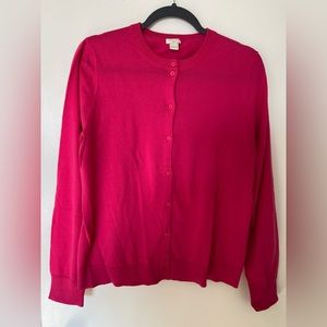 J. Crew “The Caryn Cardigan” - Bright Pink